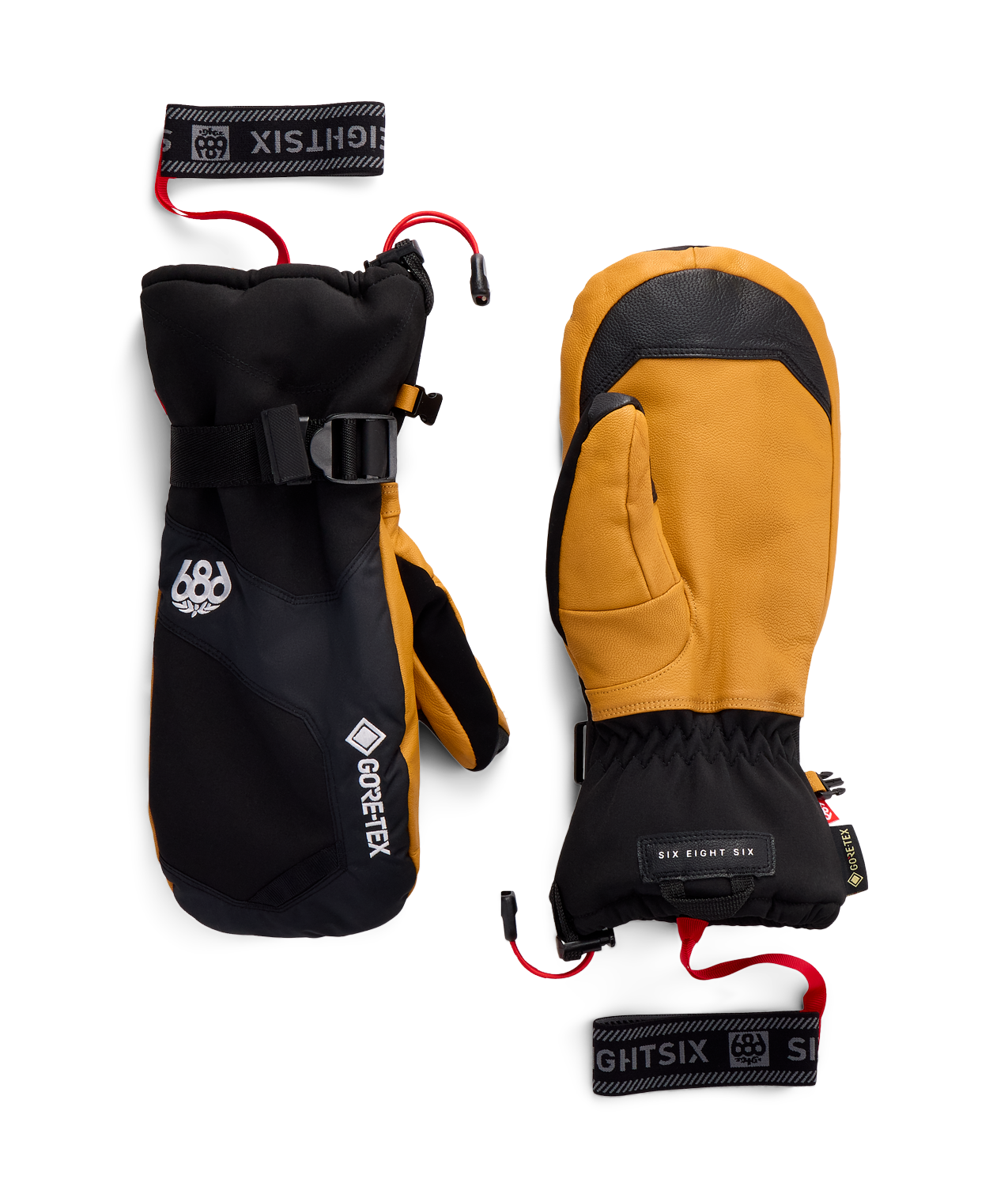 686 MENS GORE-TEX LEATHER LINEAR™ MITT - NATURAL