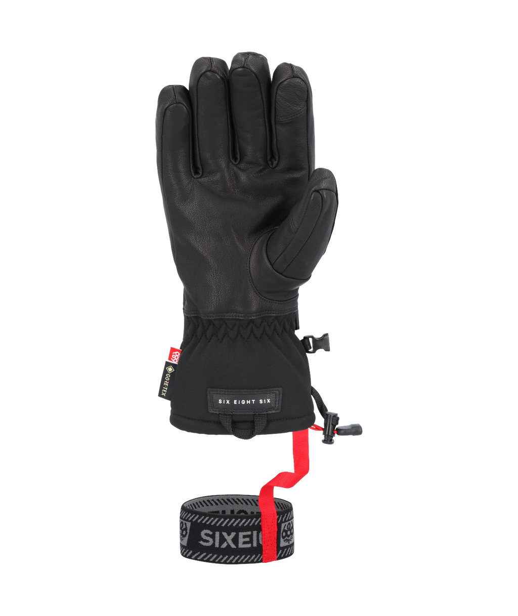 686 MENS GORE-TEX LEATHER LINEAR™ GLOVE - BLACK