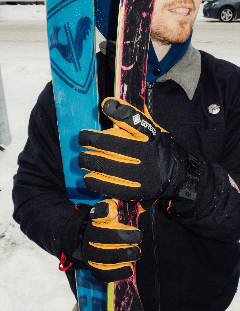 686 MENS GORE-TEX LEATHER LINEAR™ GLOVE - NATURAL