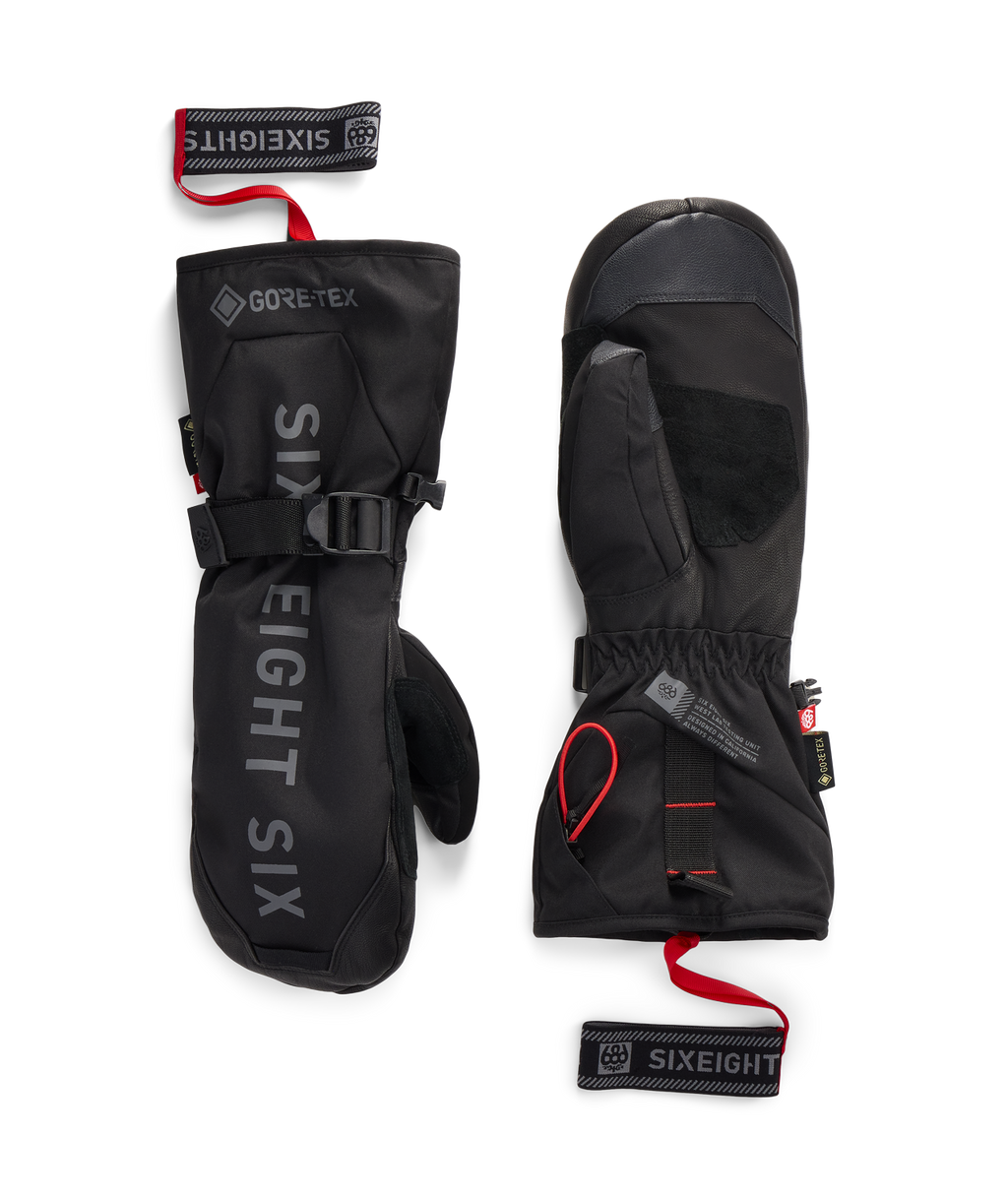 MENS GORE-TEX LEATHER DEEP DAYS™ MITT - BLACK