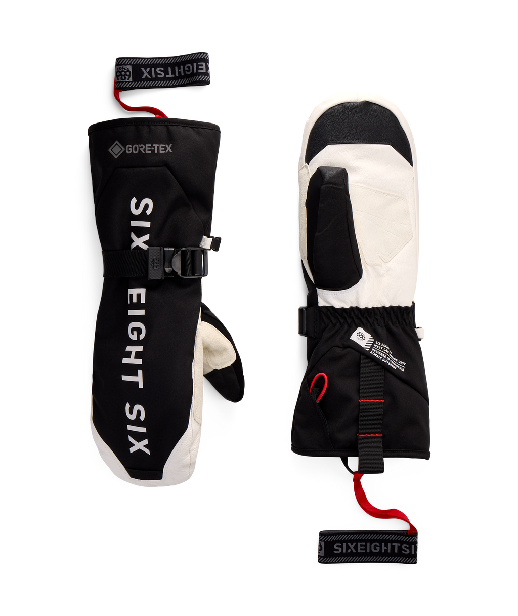 MENS GORE-TEX LEATHER DEEP DAYS™ MITT - WHITE