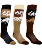 686 MENS SNOW CAPS SOCKS - 3 PACK - ASSORTED 2