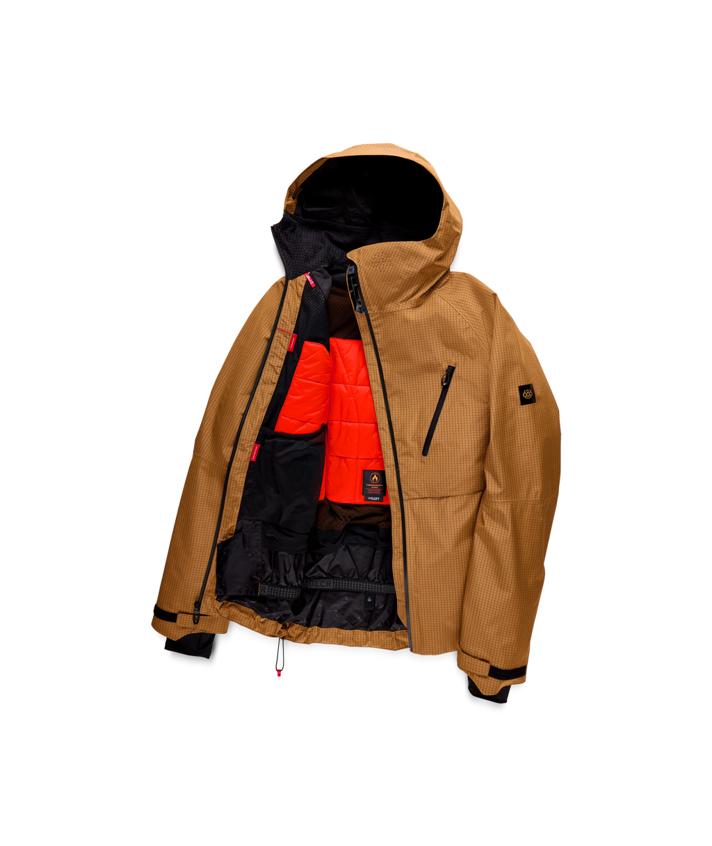 MENS HYDRA™ THERMAGRAPH® JACKET - BRONZE GRID