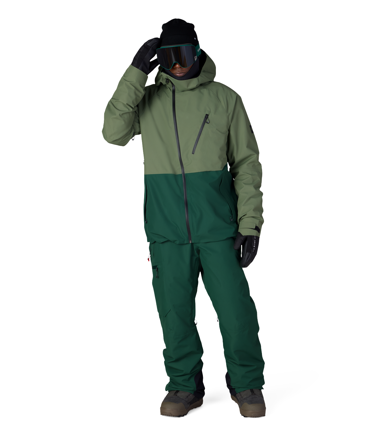 MENS HYDRA™ THERMAGRAPH® JACKET - FATIGUE GREEN COLORBLOCK
