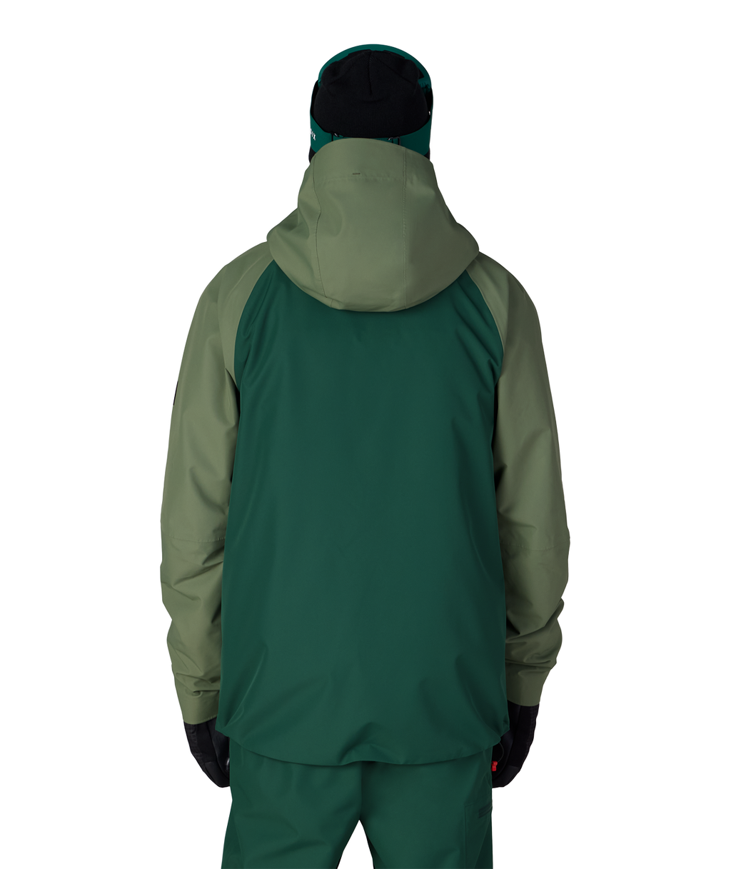 MENS HYDRA™ THERMAGRAPH® JACKET - FATIGUE GREEN COLORBLOCK