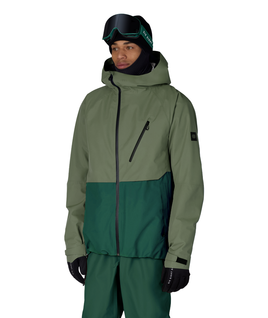 MENS HYDRA™ THERMAGRAPH® JACKET - FATIGUE GREEN COLORBLOCK