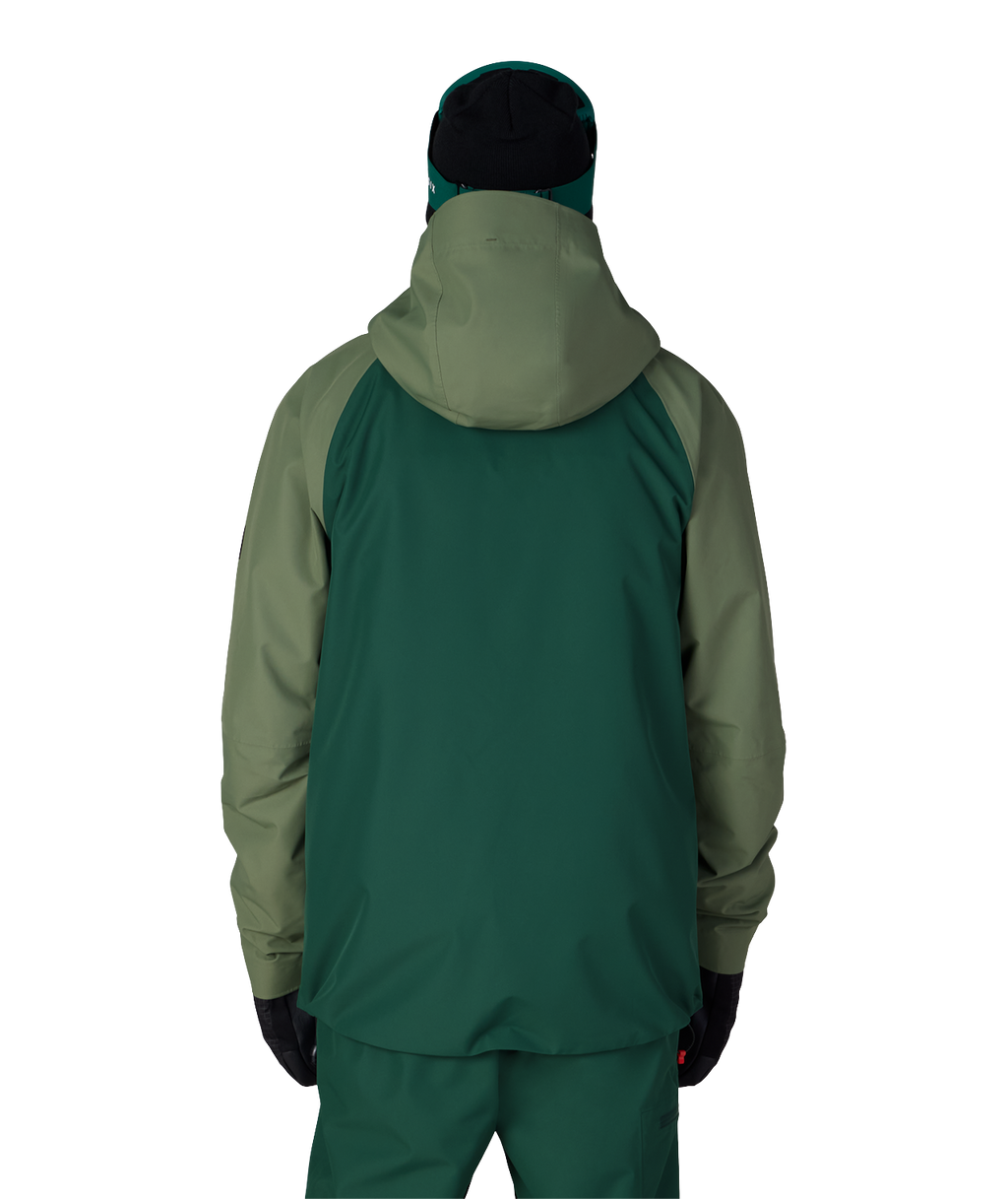 MENS HYDRA™ THERMAGRAPH® JACKET - FATIGUE GREEN COLORBLOCK