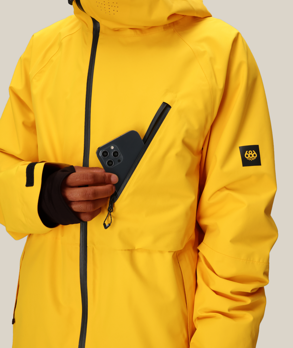 MENS HYDRA™ THERMAGRAPH® JACKET - YELLOW GOLD