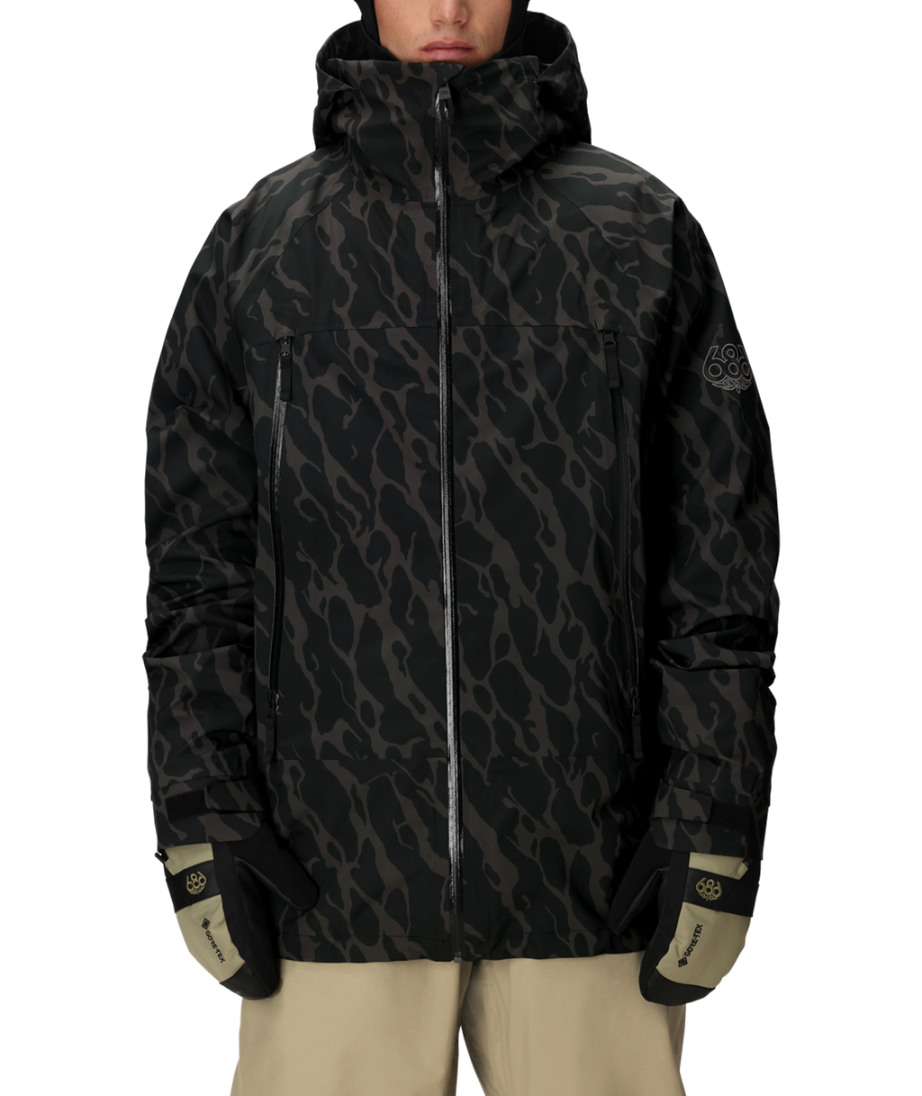 MENS SMARTY® 3-IN-1 RODEO™ 3L JACKET - BLACK FRACTURE PRINT