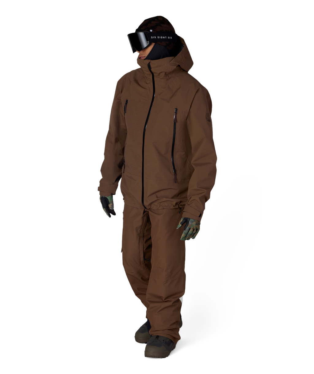 MENS SMARTY® 3-IN-1 RODEO™ 3L JACKET - DARK EARTH