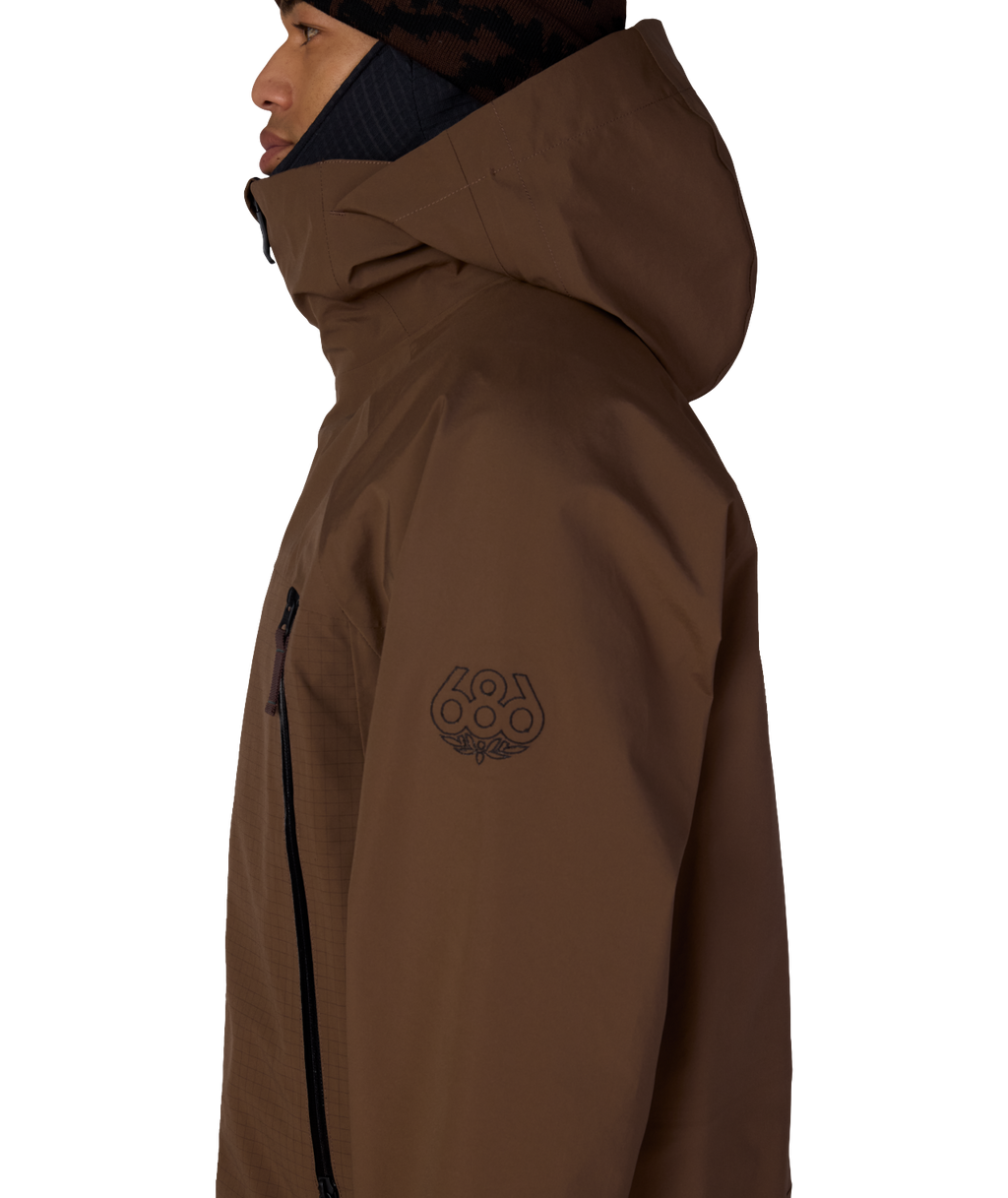 MENS SMARTY® 3-IN-1 RODEO™ 3L JACKET - DARK EARTH