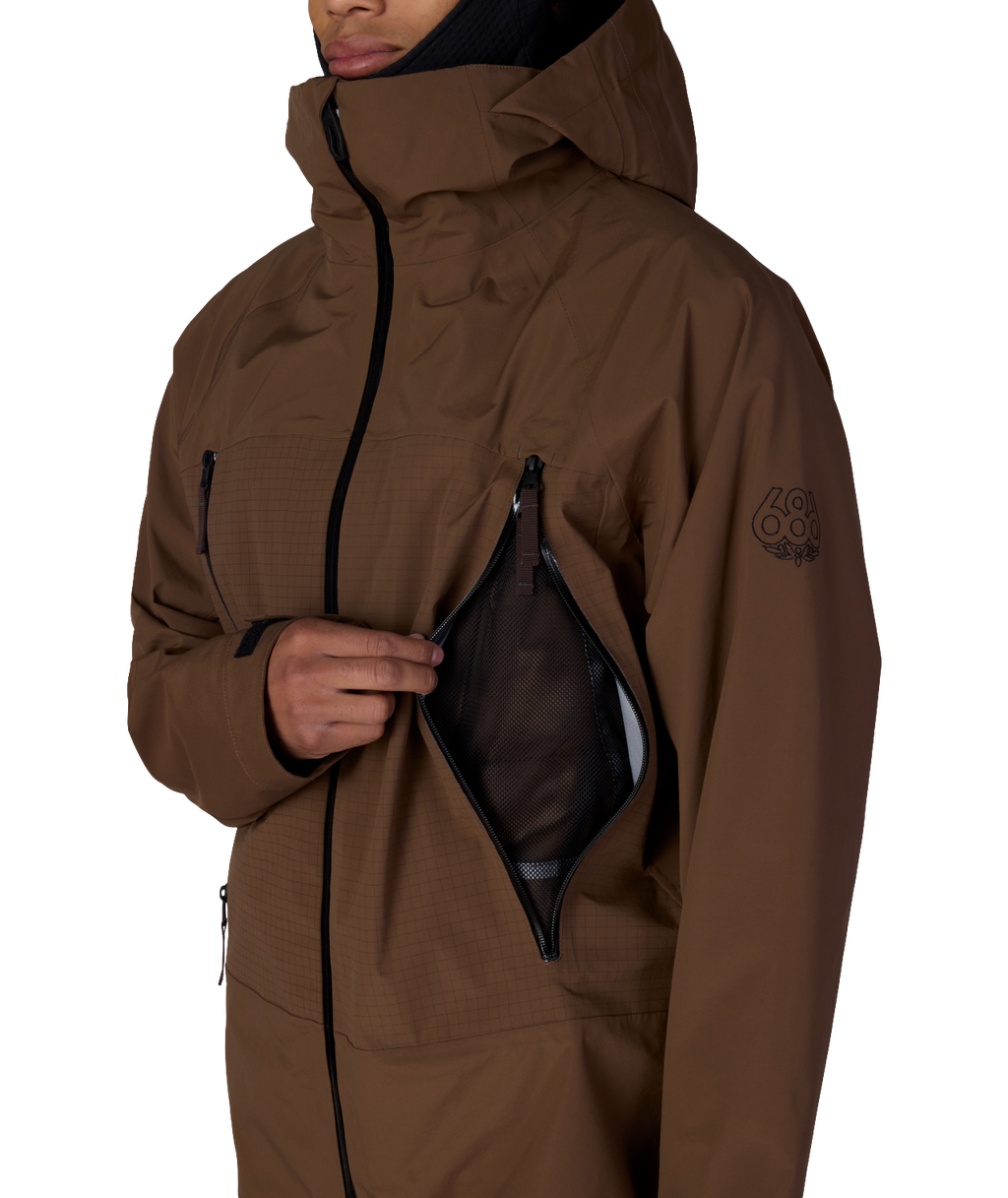 MENS SMARTY® 3-IN-1 RODEO™ 3L JACKET - DARK EARTH