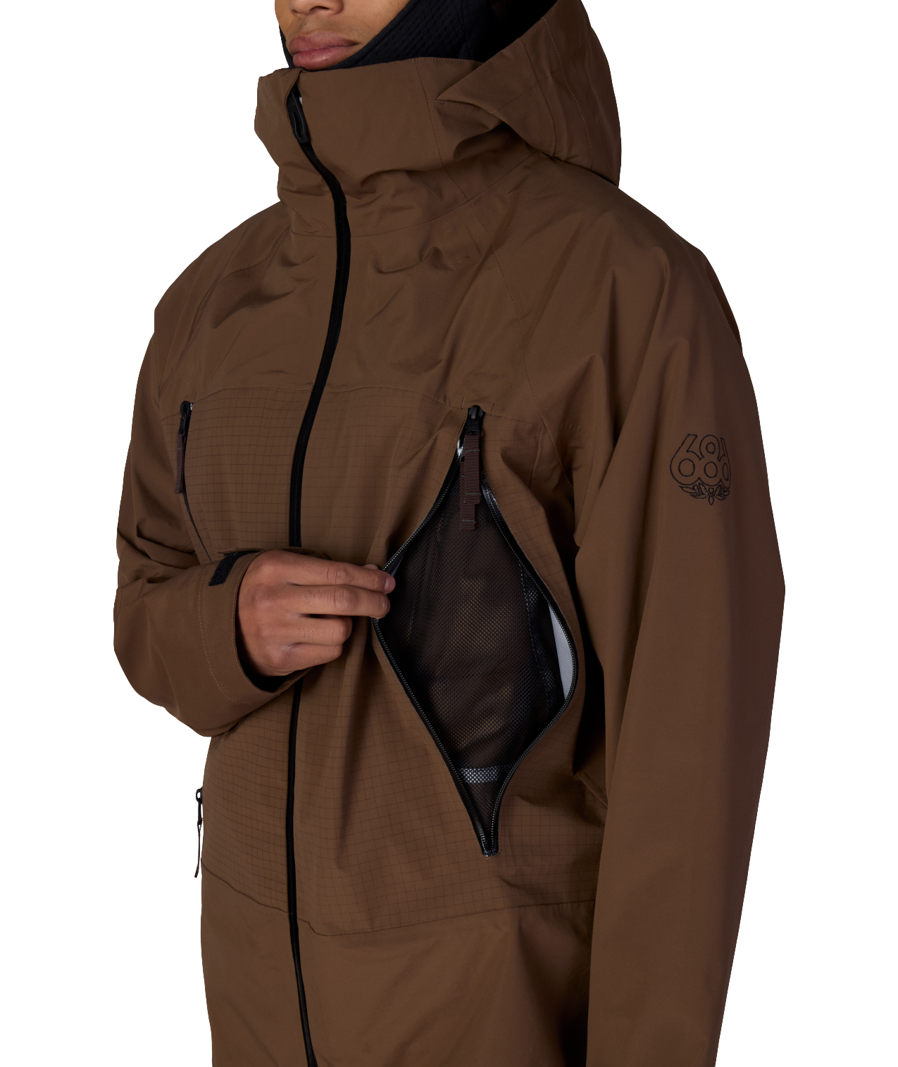 MENS SMARTY® 3-IN-1 RODEO™ 3L JACKET - DARK EARTH