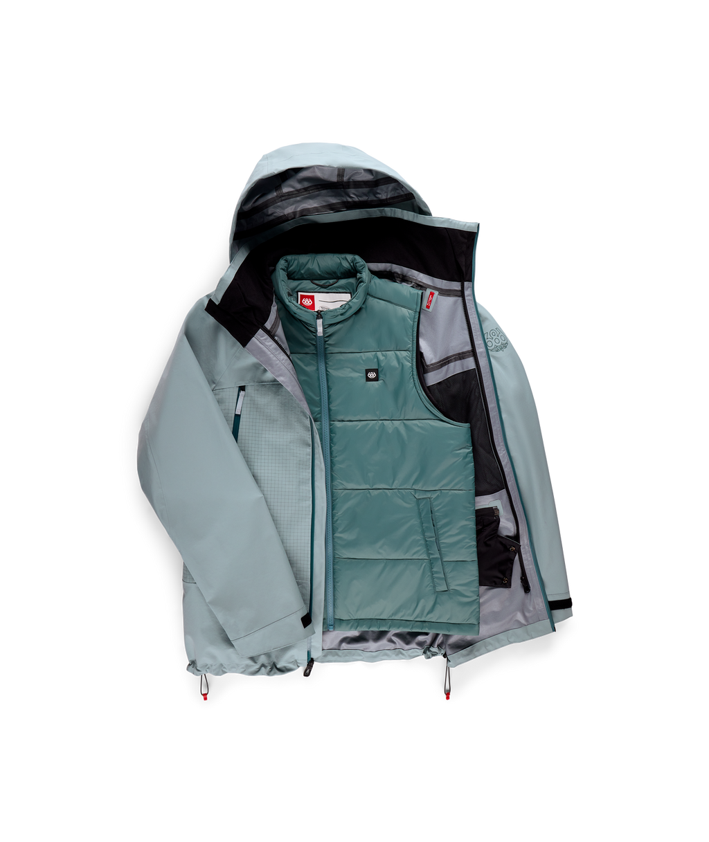 MENS SMARTY® 3-IN-1 RODEO™ 3L JACKET - DUSTY MARINE