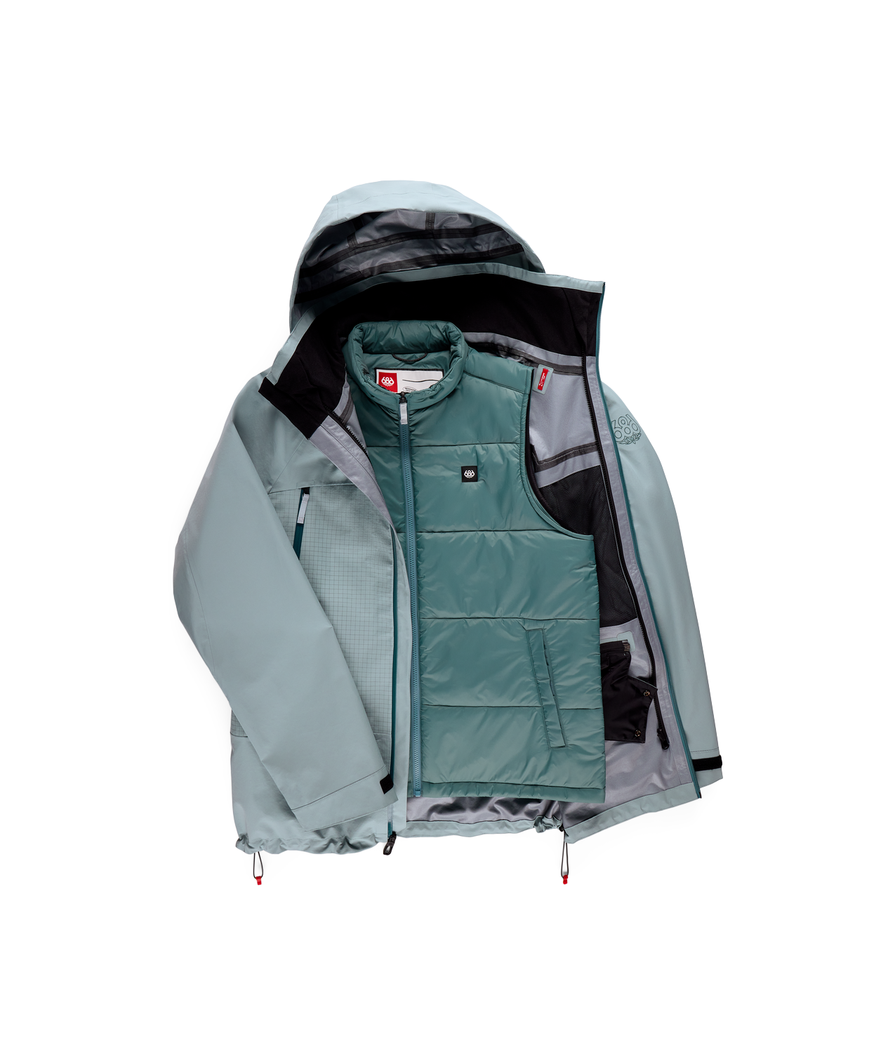 MENS SMARTY® 3-IN-1 RODEO™ 3L JACKET - DUSTY MARINE