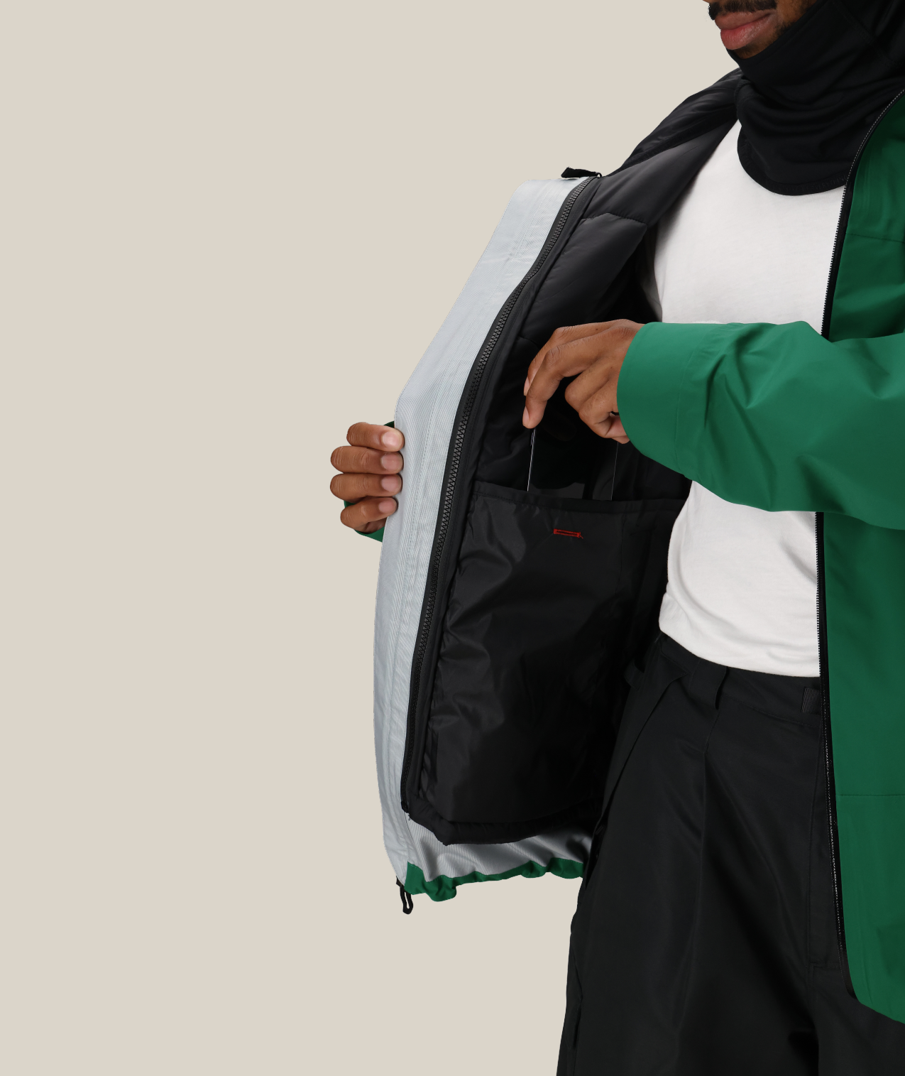 MENS SMARTY® 3-IN-1 RODEO™ 3L JACKET - EMERALD GREEN