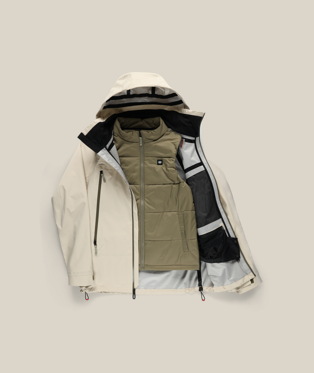 MENS SMARTY® 3-IN-1 RODEO™ 3L JACKET - LIMESTONE