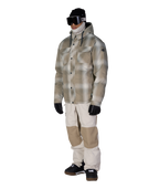 MENS WOODLAND™ INSULATED JACKET - KHAKI PLAID