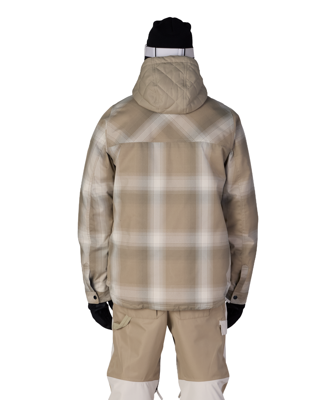 MENS WOODLAND™ INSULATED JACKET - KHAKI PLAID