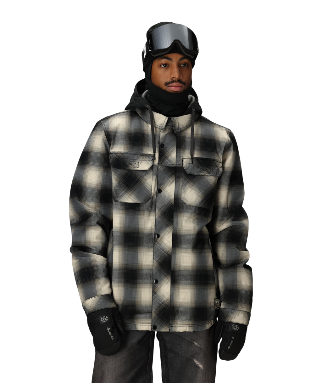 MENS WOODLAND™ INSULATED JACKET - LIMESTONE PLAID
