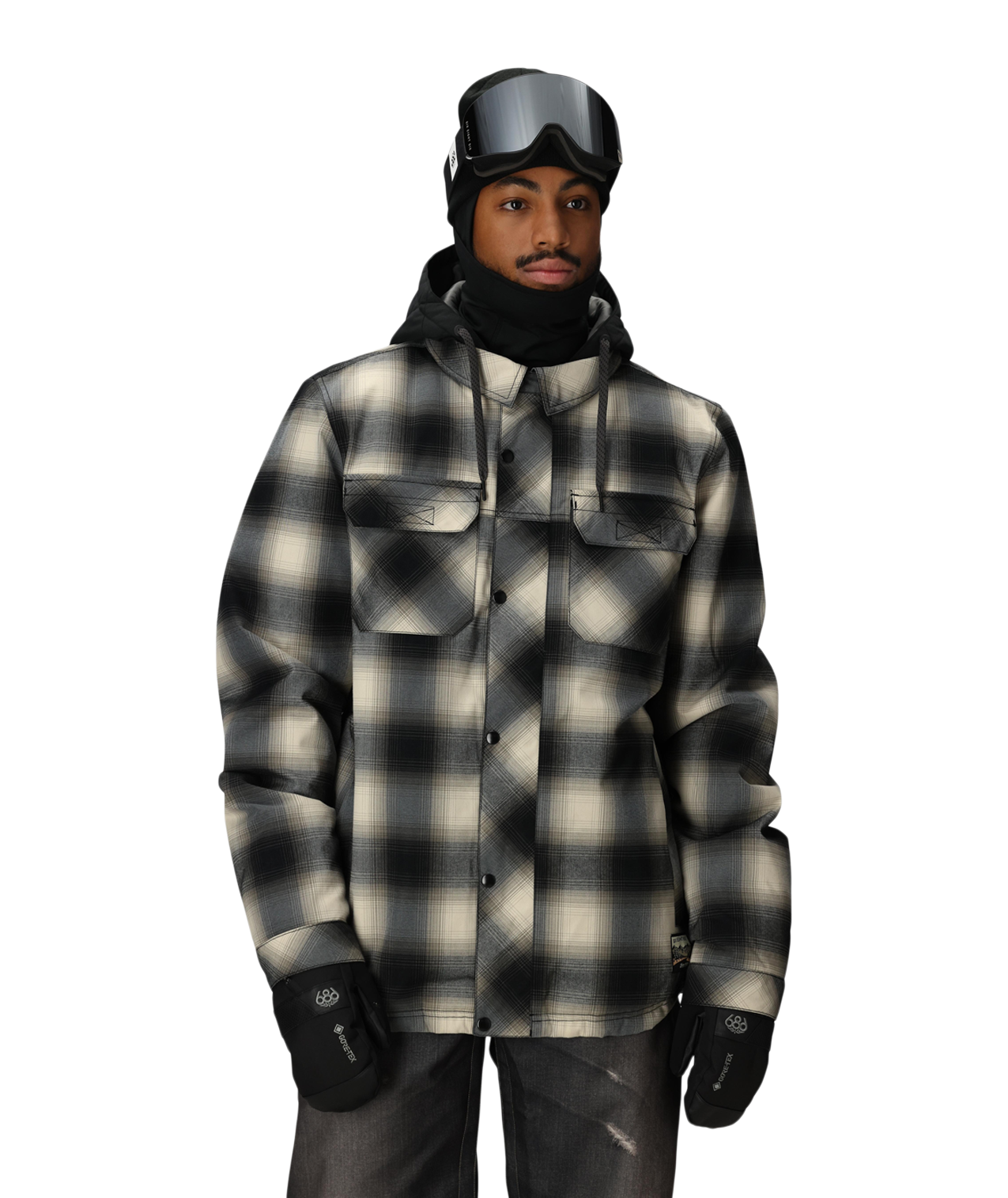 MENS WOODLAND™ INSULATED JACKET - LIMESTONE PLAID