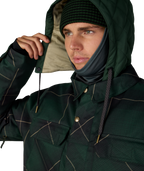MENS WOODLAND™ INSULATED JACKET - MOSS GREEN PLAID