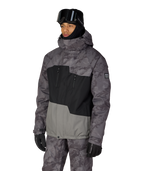 MENS GEO™ INSULATED JACKET - CHARCOAL HEMISPHERE COLORBLOCK