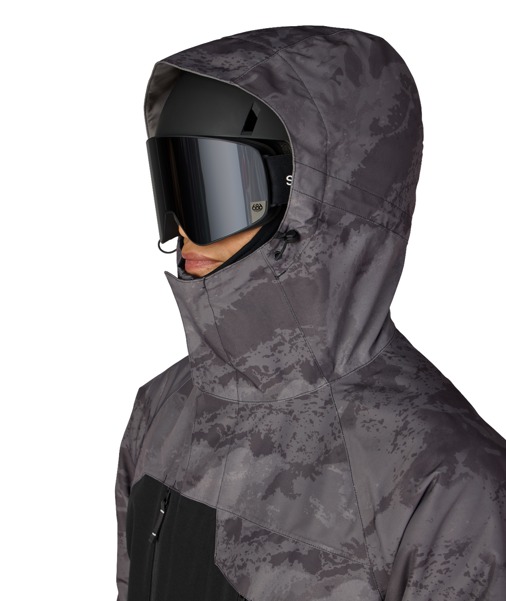 MENS GEO™ INSULATED JACKET - CHARCOAL HEMISPHERE COLORBLOCK