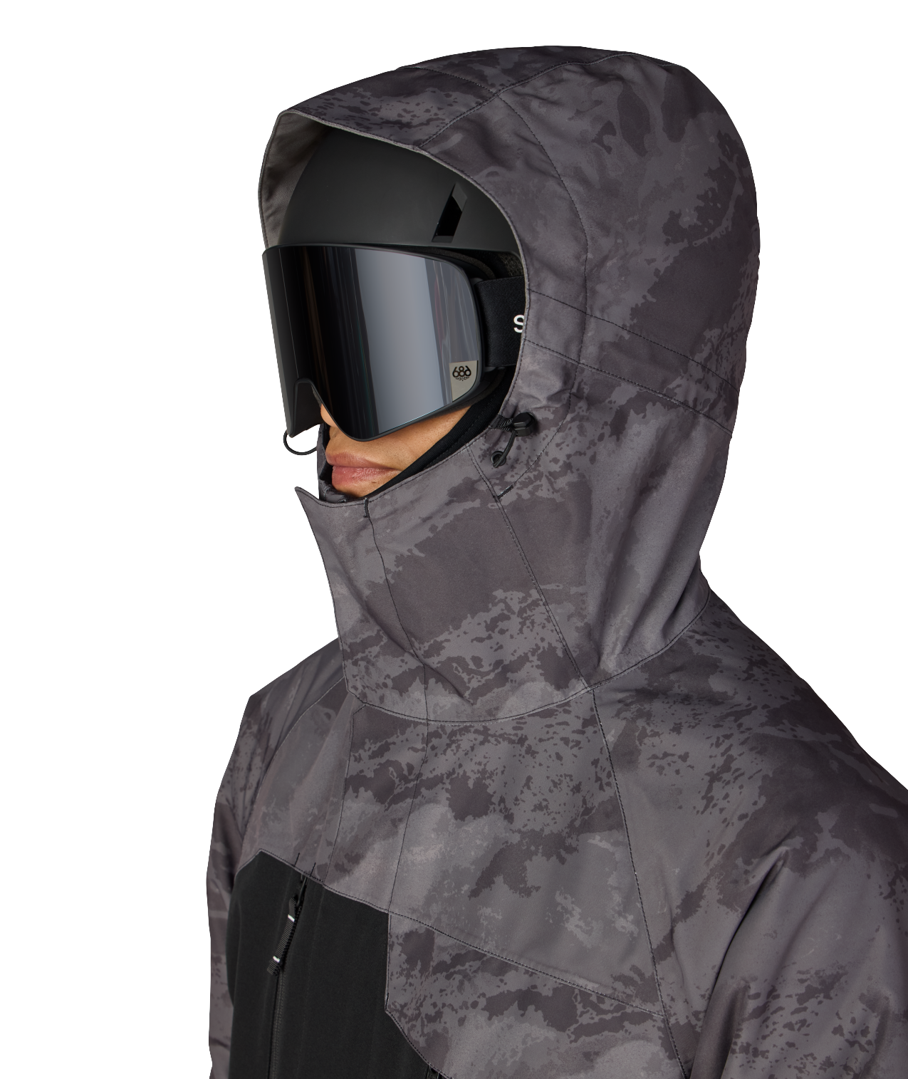 MENS GEO™ INSULATED JACKET - CHARCOAL HEMISPHERE COLORBLOCK