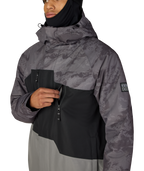 MENS GEO™ INSULATED JACKET - CHARCOAL HEMISPHERE COLORBLOCK