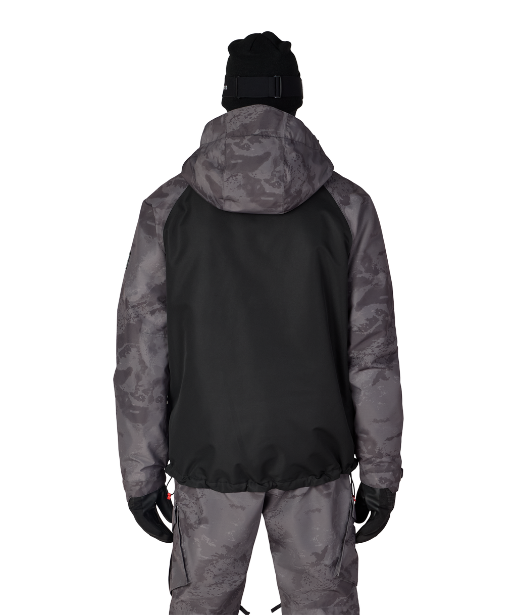MENS GEO™ INSULATED JACKET - CHARCOAL HEMISPHERE COLORBLOCK