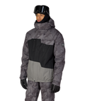 MENS GEO™ INSULATED JACKET - CHARCOAL HEMISPHERE COLORBLOCK