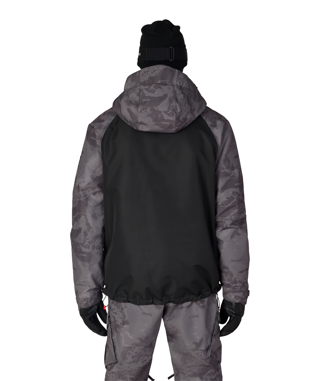MENS GEO™ INSULATED JACKET - CHARCOAL HEMISPHERE COLORBLOCK
