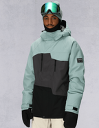 MENS GEO™ INSULATED JACKET - DUSTY MARINE COLORBLOCK