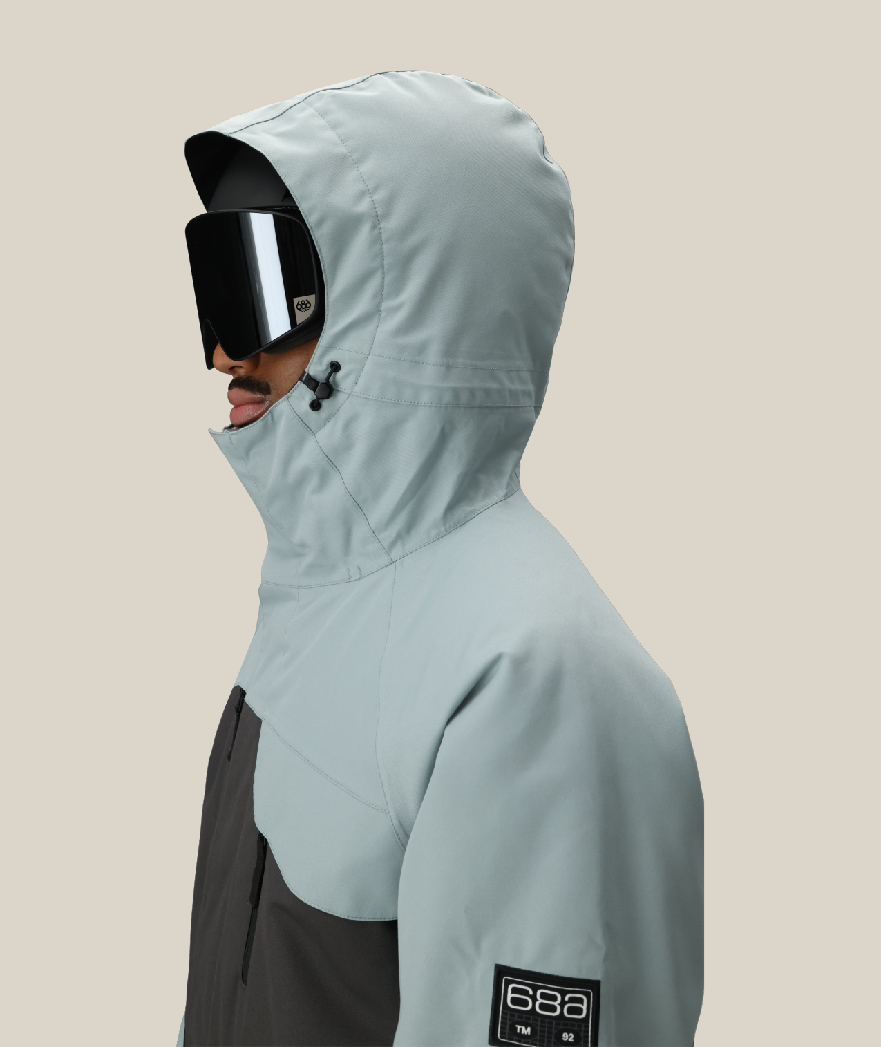 MENS GEO™ INSULATED JACKET - DUSTY MARINE COLORBLOCK