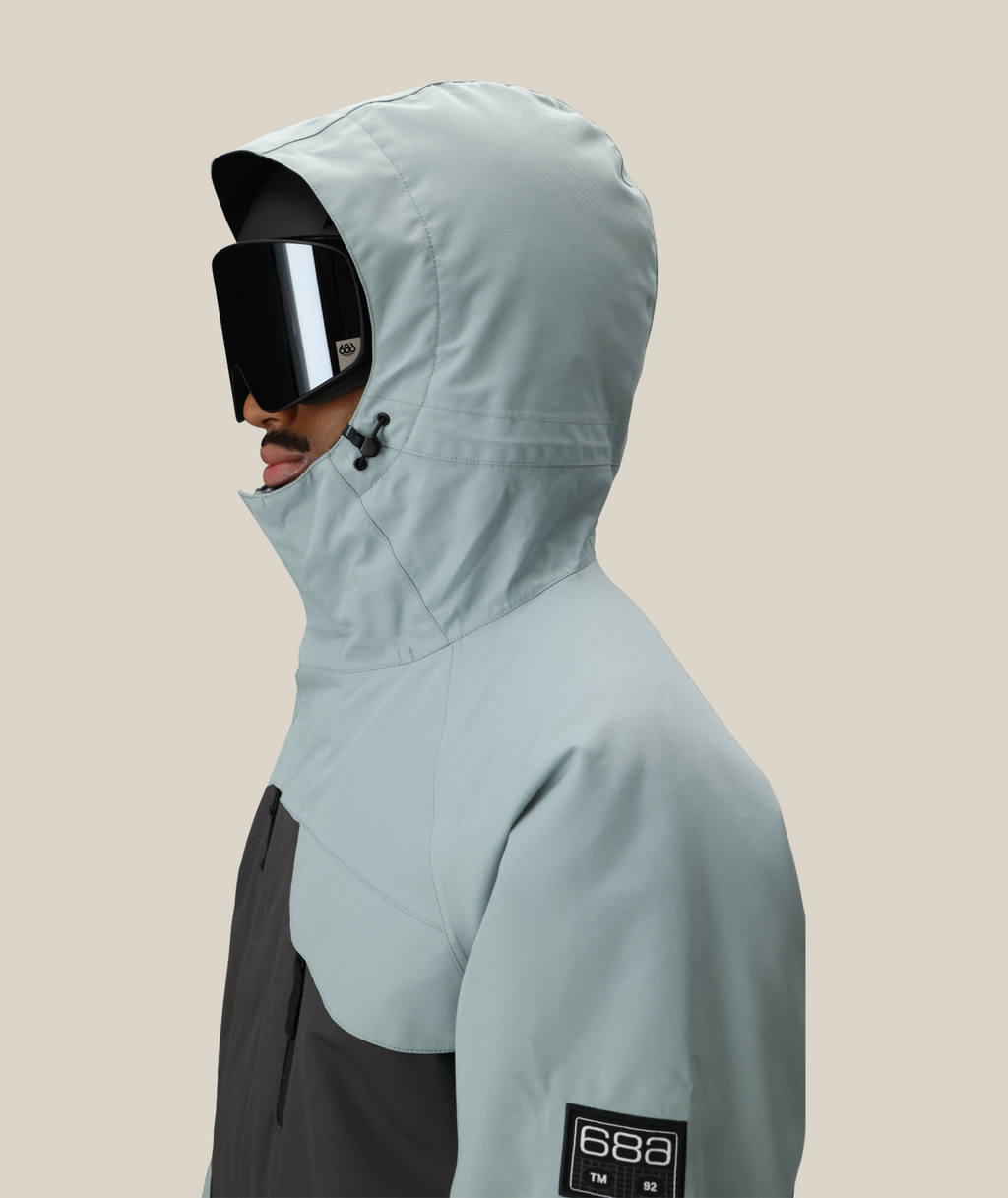 MENS GEO™ INSULATED JACKET - DUSTY MARINE COLORBLOCK