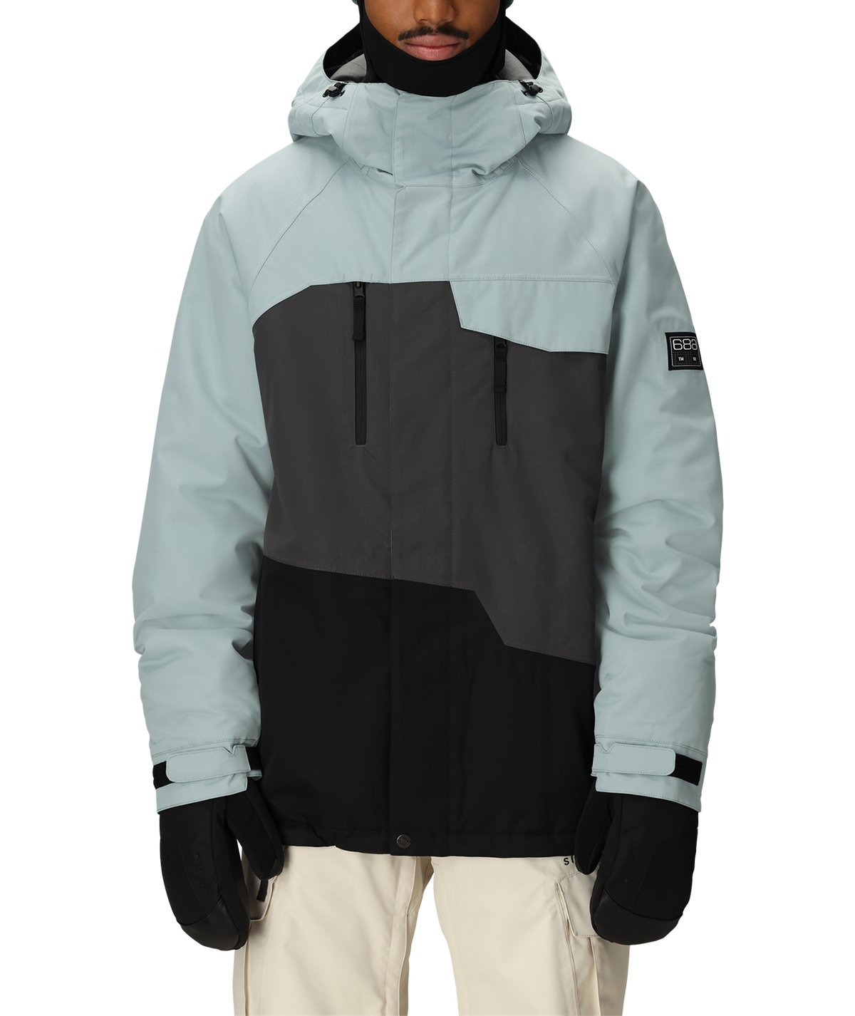 MENS GEO™ INSULATED JACKET - DUSTY MARINE COLORBLOCK