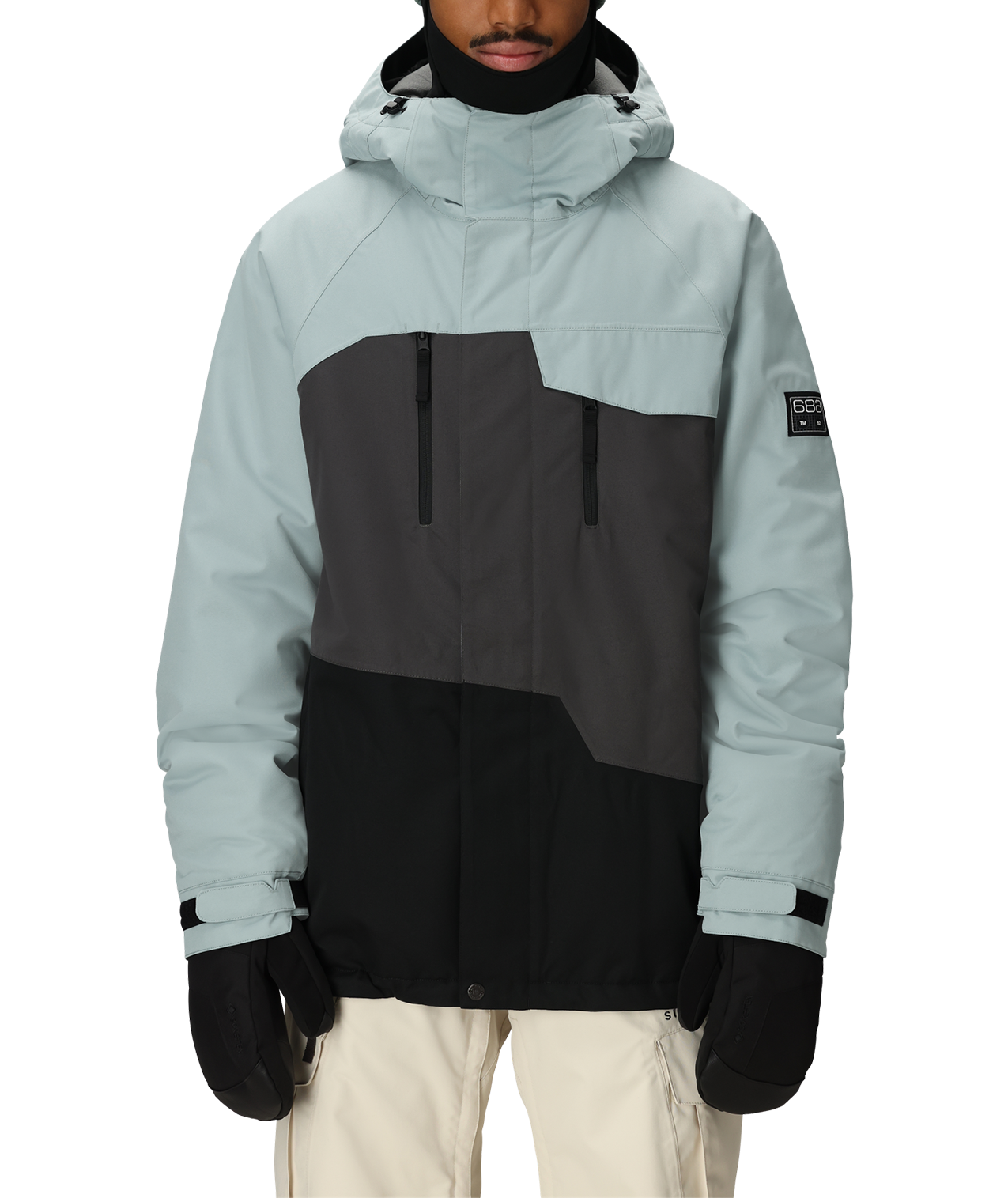 MENS GEO™ INSULATED JACKET - DUSTY MARINE COLORBLOCK