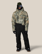 MENS GEO™ INSULATED JACKET - KHAKI GRUNGE COLORBLOCK