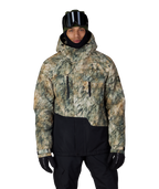 MENS GEO™ INSULATED JACKET - KHAKI GRUNGE COLORBLOCK
