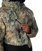 MENS GEO™ INSULATED JACKET - KHAKI GRUNGE COLORBLOCK