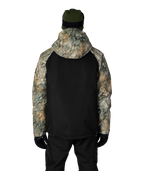 MENS GEO™ INSULATED JACKET - KHAKI GRUNGE COLORBLOCK