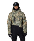 MENS GEO™ INSULATED JACKET - KHAKI GRUNGE COLORBLOCK