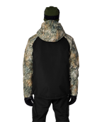 MENS GEO™ INSULATED JACKET - KHAKI GRUNGE COLORBLOCK