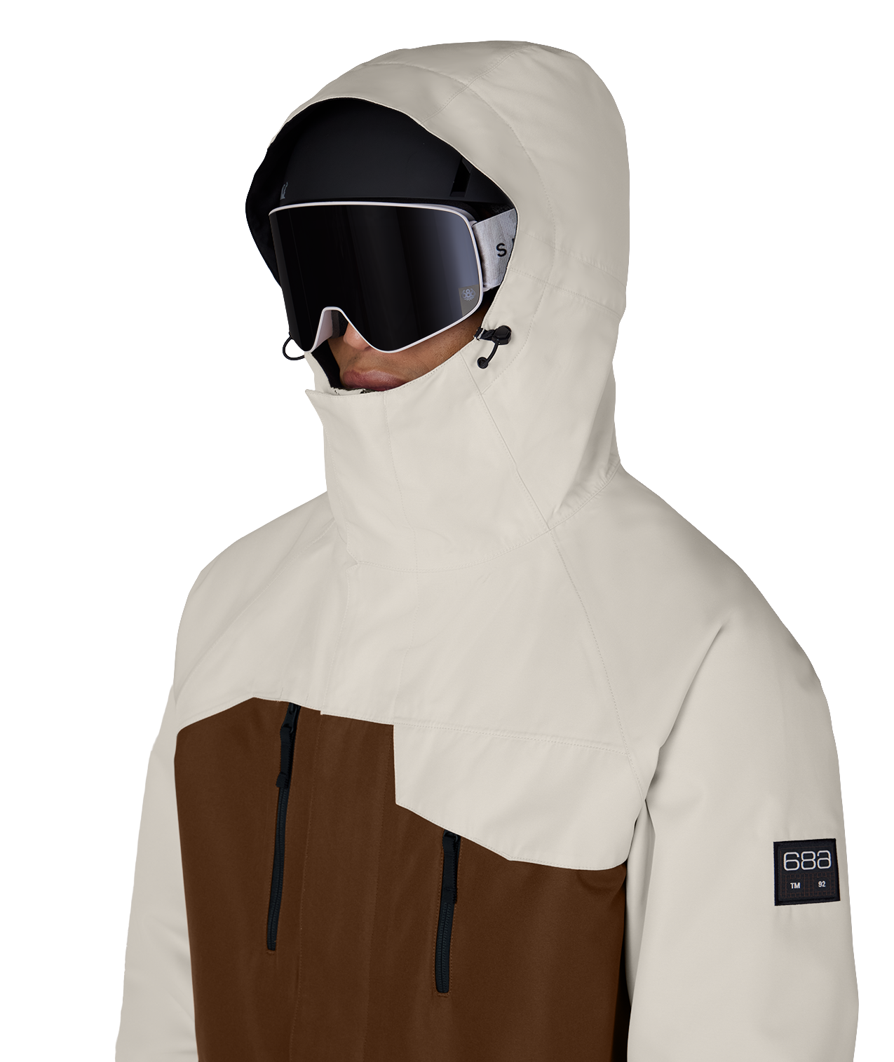 MENS GEO™ INSULATED JACKET - LIMESTONE DK EARTH COLORBLOCK