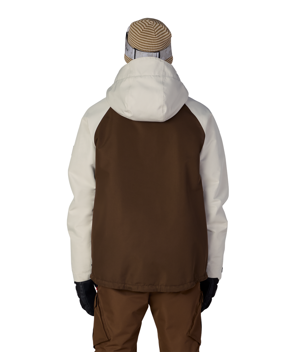 MENS GEO™ INSULATED JACKET - LIMESTONE DK EARTH COLORBLOCK