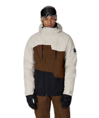 MENS GEO™ INSULATED JACKET - LIMESTONE DK EARTH COLORBLOCK