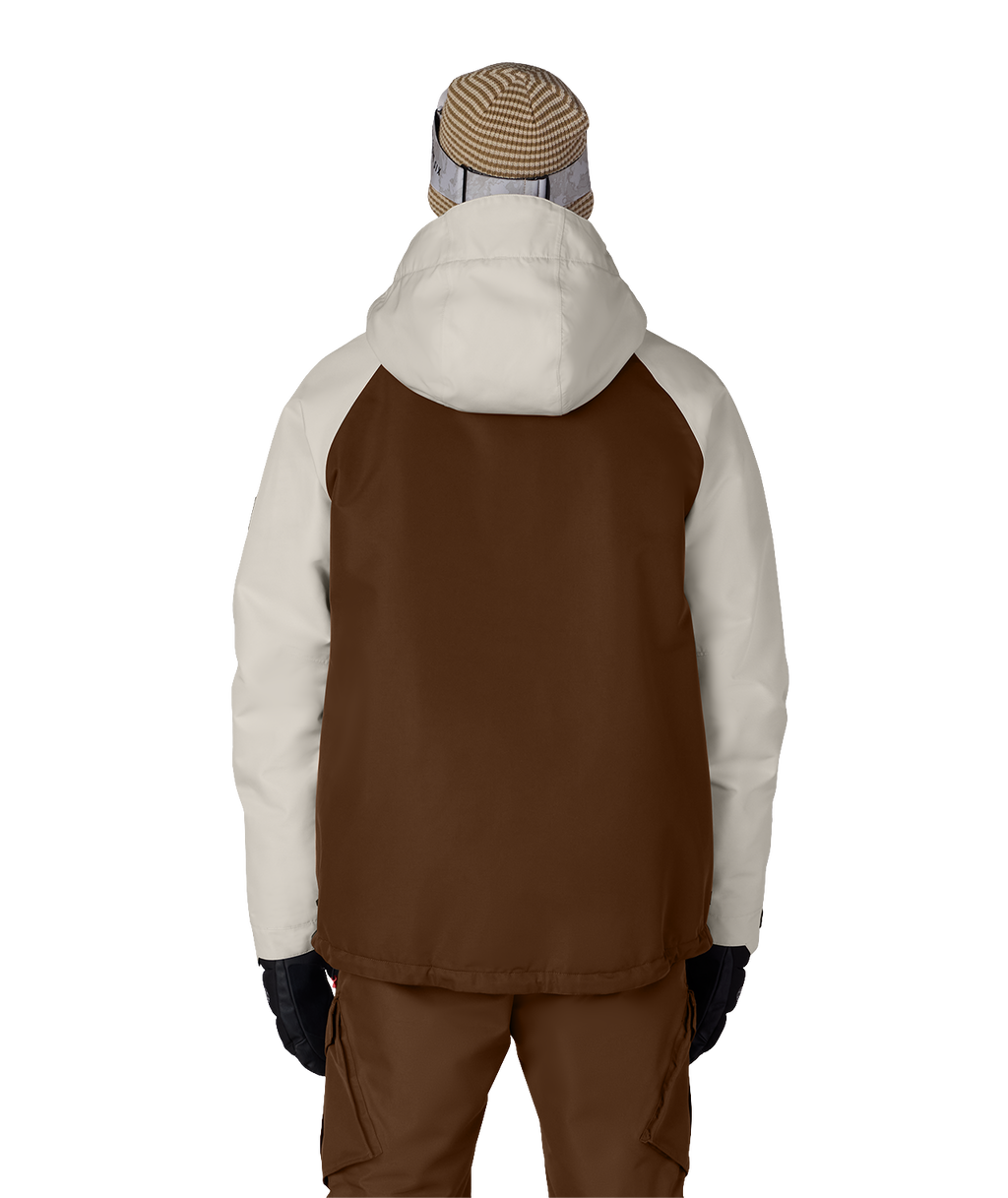 MENS GEO™ INSULATED JACKET - LIMESTONE DK EARTH COLORBLOCK