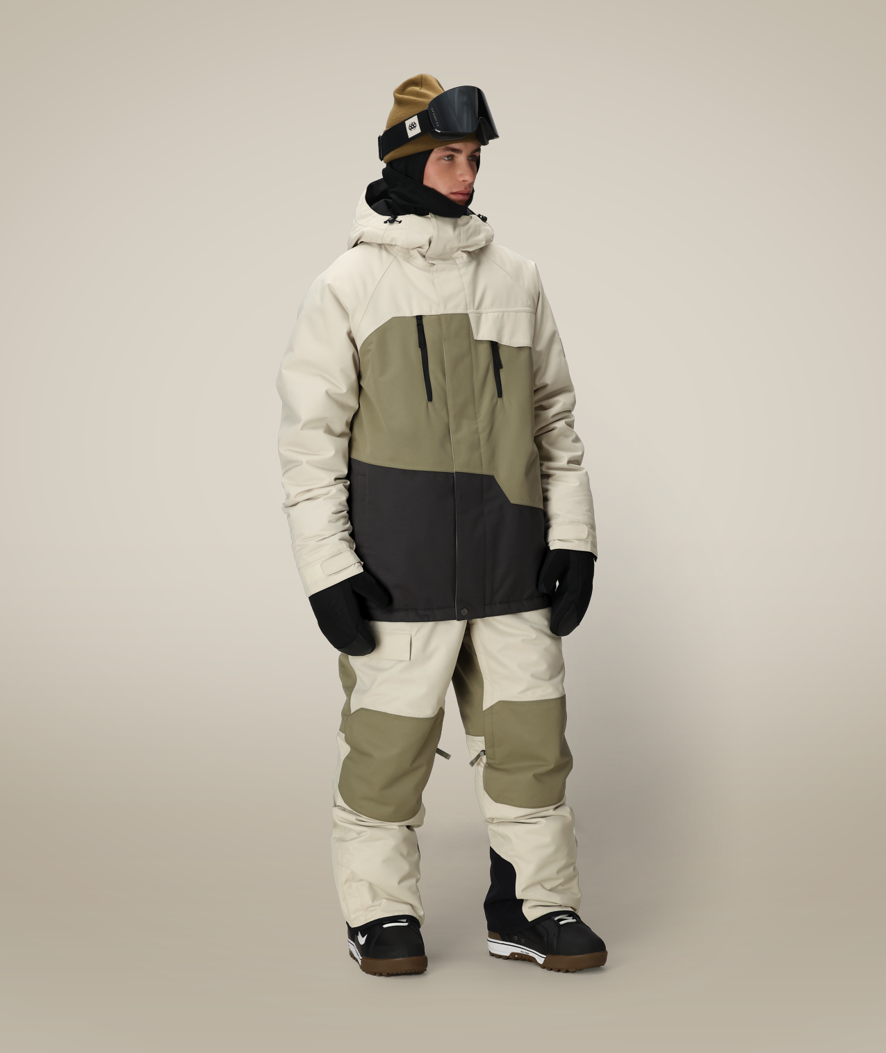 MENS GEO™ INSULATED JACKET - LIMESTONE COLORBLOCK