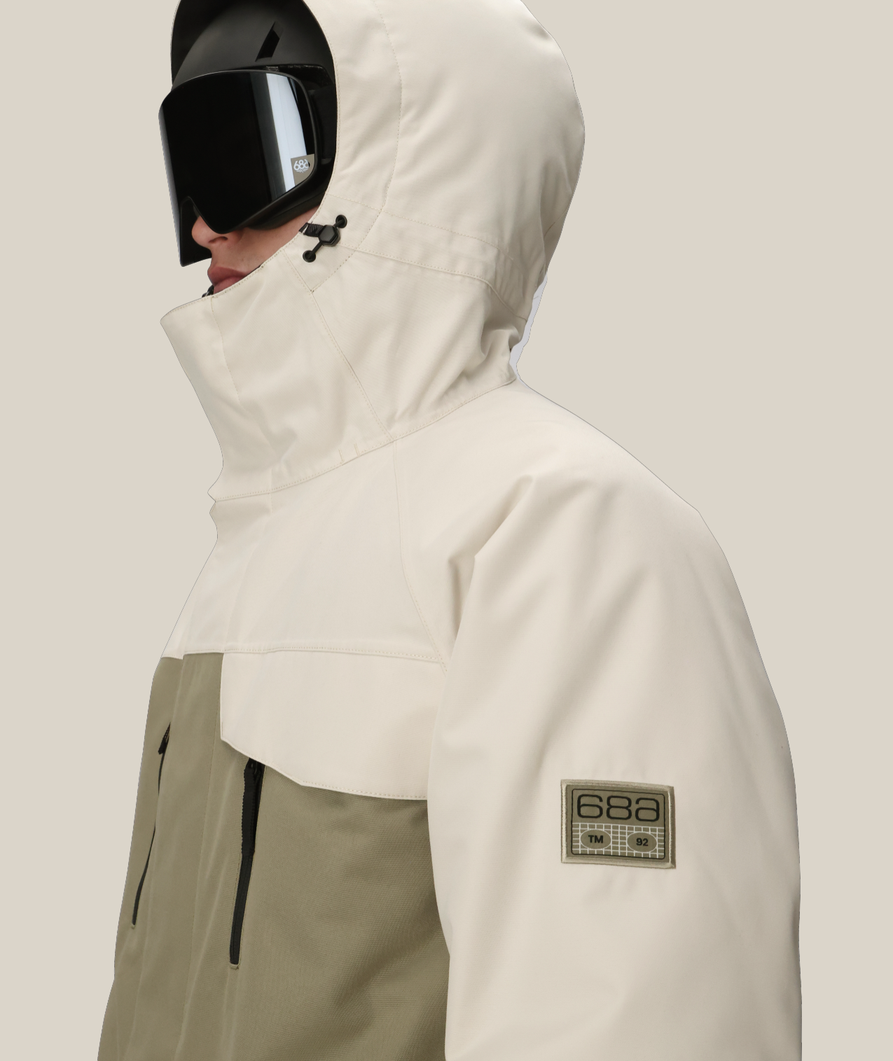 MENS GEO™ INSULATED JACKET - LIMESTONE COLORBLOCK